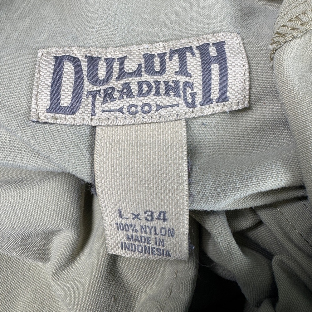 Duluth Mens Beige Cargo Pants Work Hiking‎ Casual Outdoor Lightweight Trousers - Picture 13 of 16